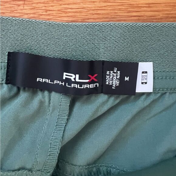 NWT RLX Ralph Lauren Womens Golf Pants Cuffed Stretch Pocket Green Size Medium - Picture 3 of 10